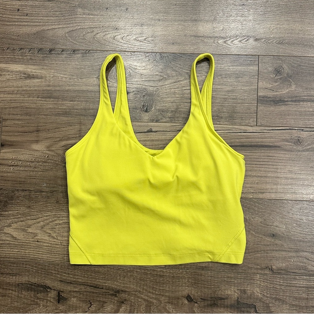 Yellow Lululemon Align Tank